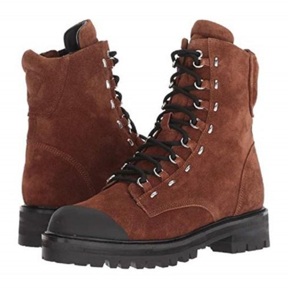 Bruciato Brown Leather/Rubber Irene Hiker Boots